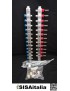 Kit collettore di distribuzione in acciaio inossidabile Topway S 1-24x19, 01282220 Emmeti vie 12+12.