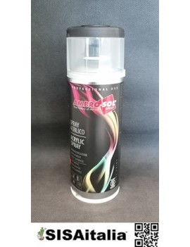 Vernice smalto spray acrilica 400 ml Ambro-Sol, V400PAST.6 RAL 9005 nero opaco.