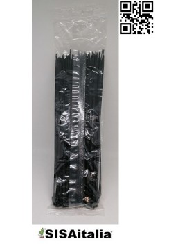 Fascetta poliammide nera 3,6x290 mm 100 pz.