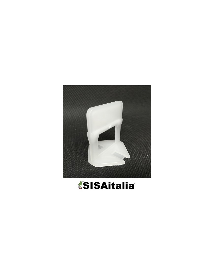 Base per livellamento piastrelle SISAitalia altezza 3-12 mm 250 pz, fuga 1,5 mm.