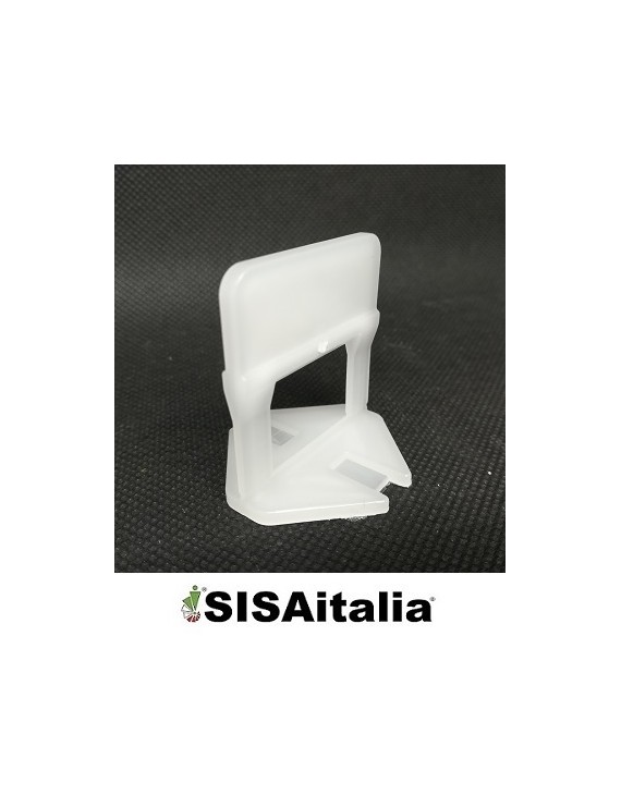 Base per livellamento piastrelle SISAitalia altezza 3-12 mm 250 pz, fuga 1,5 mm.