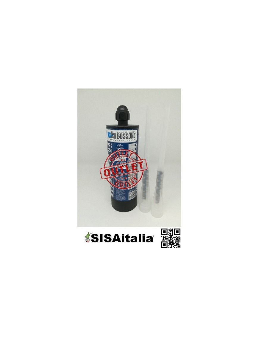 Ancorante chimico V-PLUS SF BOSSONG 400 ml. Scadenza 23/09/2023.
