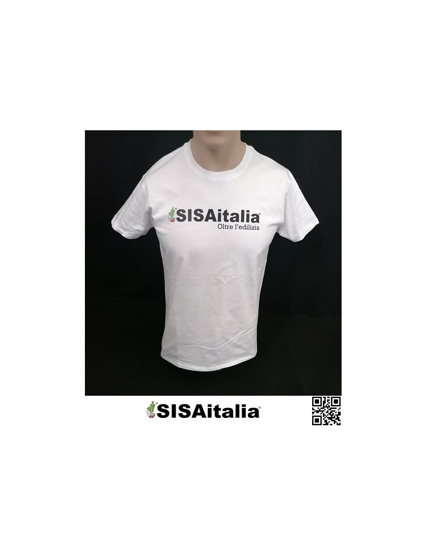 T-shirt maglietta adulto SISAitalia cotone, taglia M.