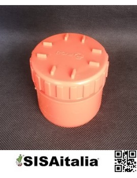 Tappo di chiusura per tubo pvc arancio Ø 63 mm.