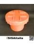 Tappo di chiusura per tubo pvc arancio Ø 80 mm.