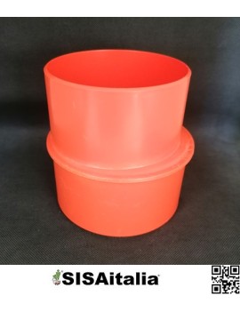 Raccordo pvc arancio aumento Ø 110-125 mm.