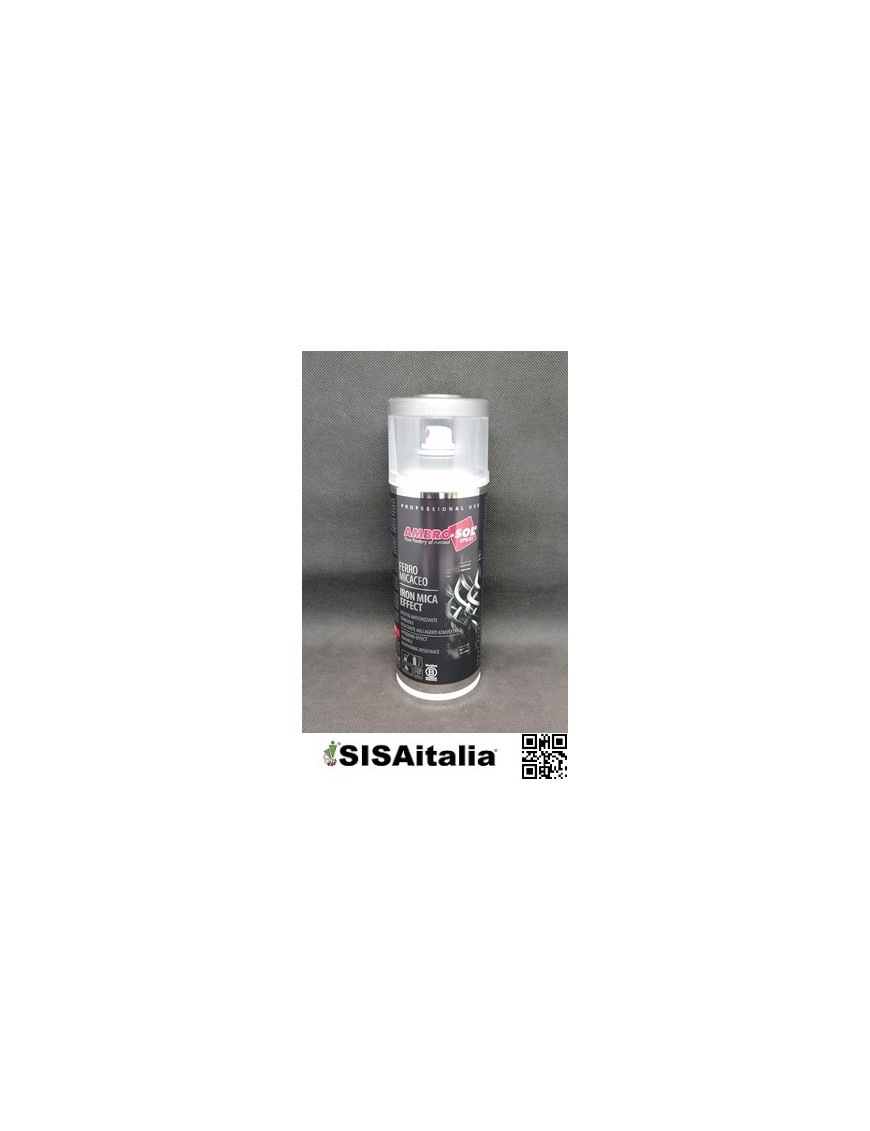 Vernice smalto spray ferro micaceo 400 ml ambro-sol v400mic.4 grigio antracite.