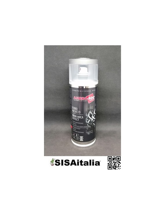 Vernice smalto spray ferro micaceo 400 ml ambro-sol v400mic.4 grigio antracite.