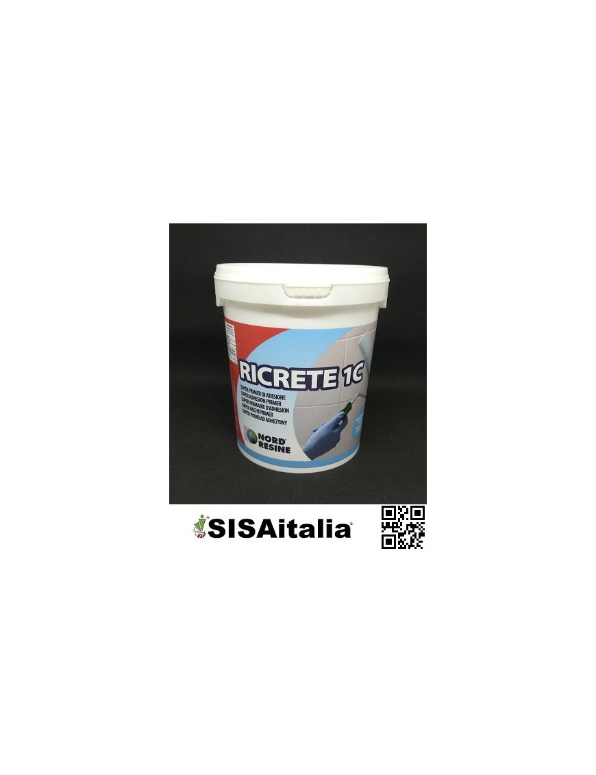 Primer di adesione su superfici lisce non assorbenti 1627522S00 Ricrete 1C Nord Resine, 1 kg.