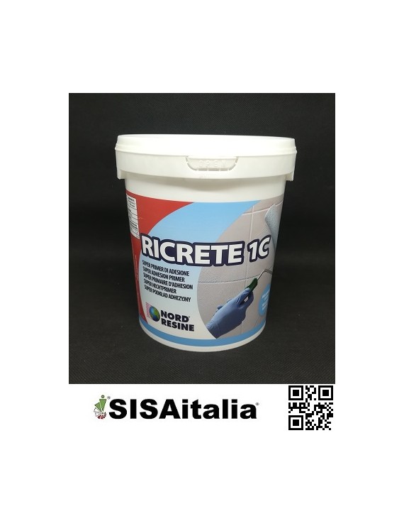 Primer di adesione su superfici lisce non assorbenti 1627522S00 Ricrete 1C Nord Resine, 1 kg.