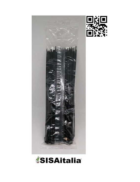 Fascetta poliammide nera 3,6x290 mm 100 pz.