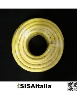 Guaina in pvc spiralata plastificata gialla Ø 25 mm