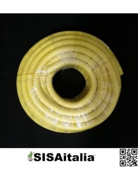 Guaina in pvc spiralata plastificata gialla Ø 30 mm