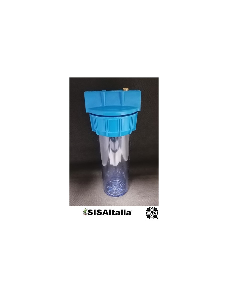 Filtro acqua 3 pezzi da 9 attacco f-f 3/4